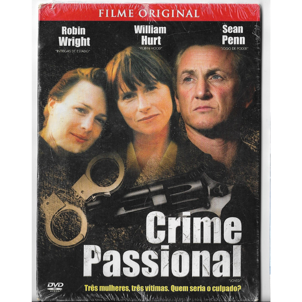DVD Filme | Crime Passional | Drama | Com Sean Penn | 1997 Original Lacrado
