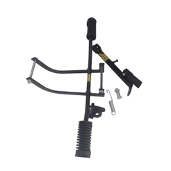 kit Estribo Especial Fixação No Quadro Com Cavalete e Borrachas (berço) ML Turuna Today 125 de 83 a 99