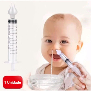 2 Seringas Lavagem Nasal Infantil E Adulto Criança bico de Silicone Para Lavagem Nasal limpeza Do Nariz