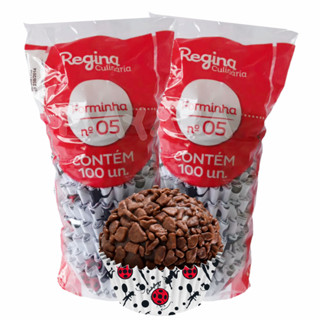 200 Forminhas Brigadeiros Ladybug Docinhos N°5