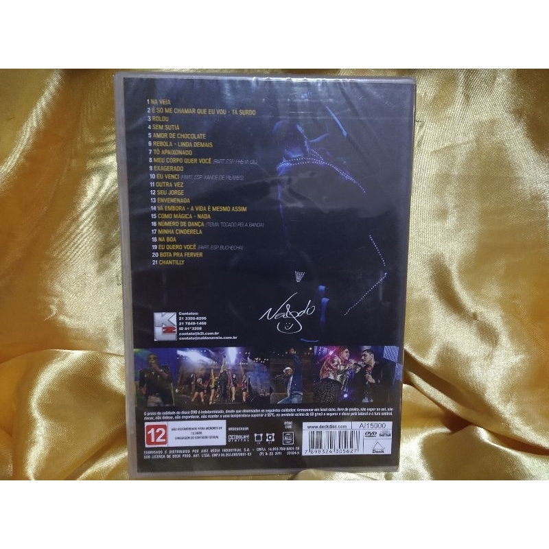 Dvd Naldo / Na Veia Tour Novo