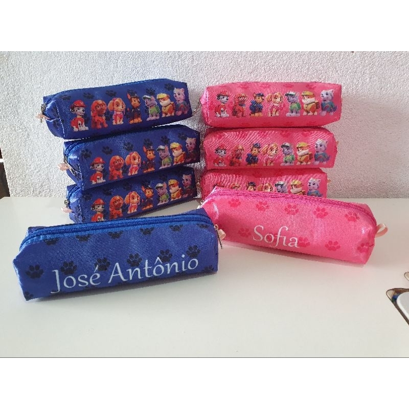 30 Estojo Box Patrulha Canina lembrancinhas de aniversario infantil lembrancinhas de aniversario lembrancinhas personalizadas tema patrulha canina estojo patrulha canina lembrança personalizada