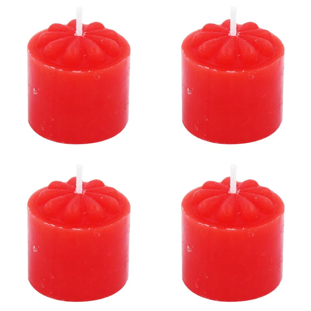 Conjunto com 4 Velas Aromáticas/ Velas Decorativas Aromatizadas Parafina