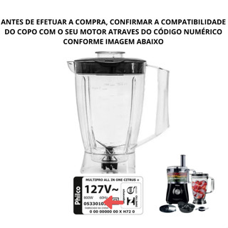 Copo serve para Philco all in One Cristal