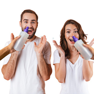 Lavagem Nasal Adulto para Sinusite 250ml Limpador Nasal Lavador Nasal