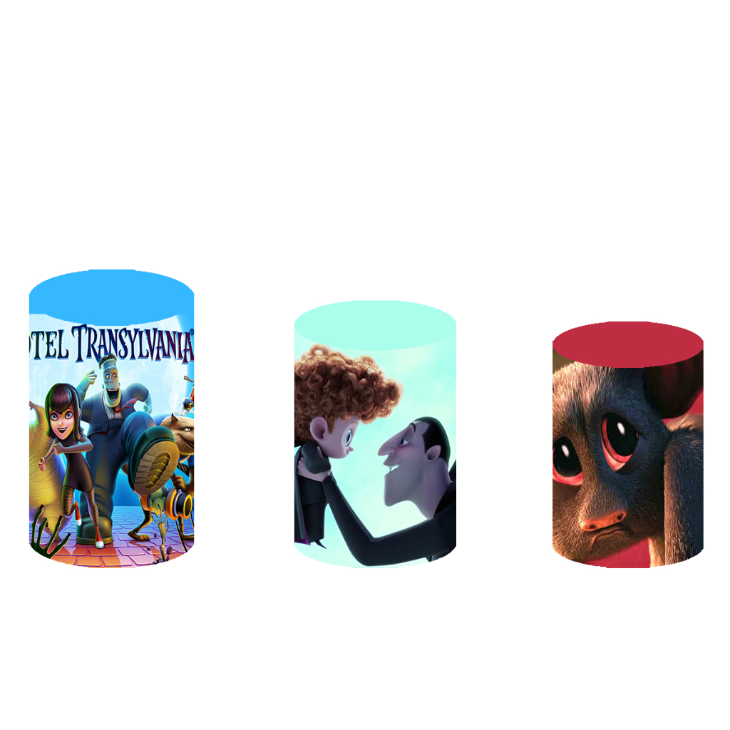Capas De Tecido Sublimados Para Cilindros Hotel Transilvania