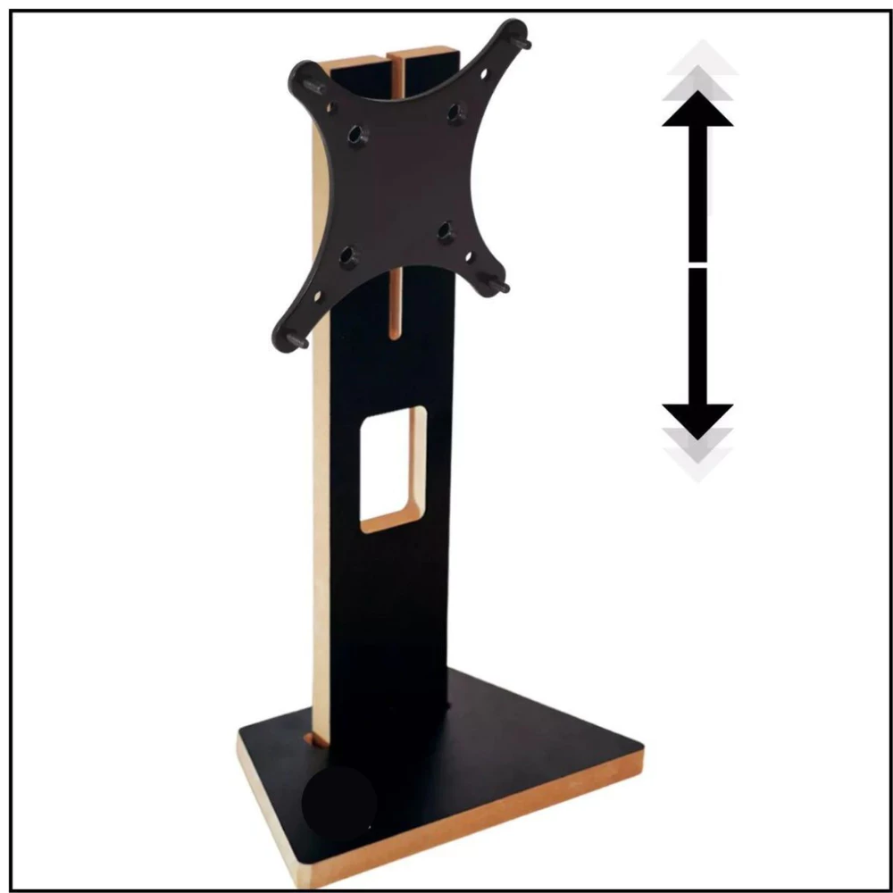 Pé Base Suporte Eleva Monitor Ergonômico Universal