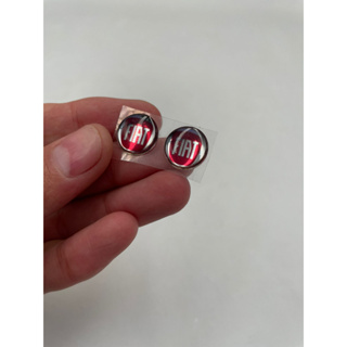 Emblemas Adesivos Chave Canivete  Vermelho 14 Mm Logo Fiat em Oferta na Shopee