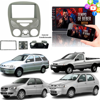 Central Multimídia Mp5 Bluetooth+Moldura 2din 7 Com Ar FIAT PALIO/SIENA/STRADA/WEEKEND-G2 2002/2014 em Oferta na Shopee