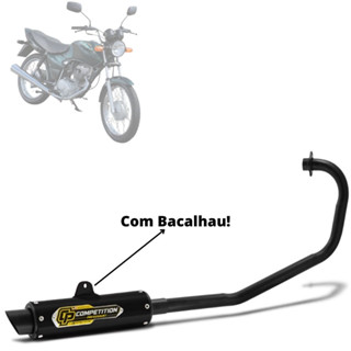 Escapamento Escape Esportivo Pro Tork Competition Moto Honda Titan 125 2000 2001 2002 2003 2004 Es