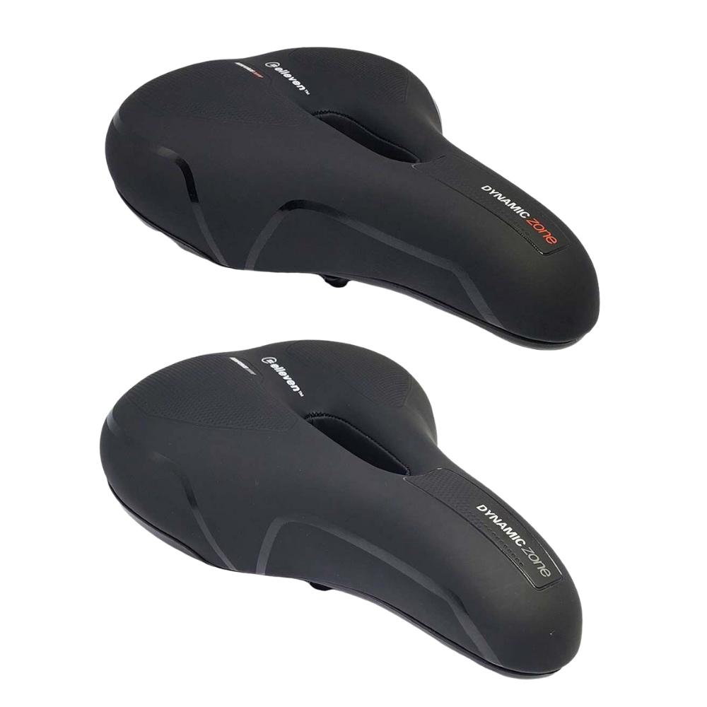 Selim Vazado Confortável 2 Molas City Elleven Gel Banco Bike 255x186mm
