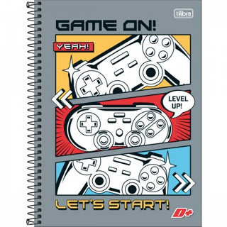 Caderno Espiral Capa Dura Universitário 20 Matérias D+ 400 Folhas
