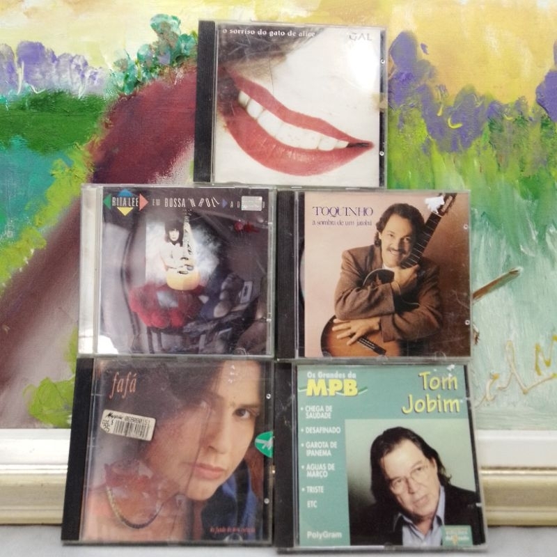 cds música brasileira mpb - tom Jobim (LER DESCRIÇÃO)
