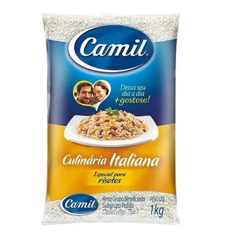 Arroz Culinária Italiana Tipo 1 Para Risoto 1kg - Camil