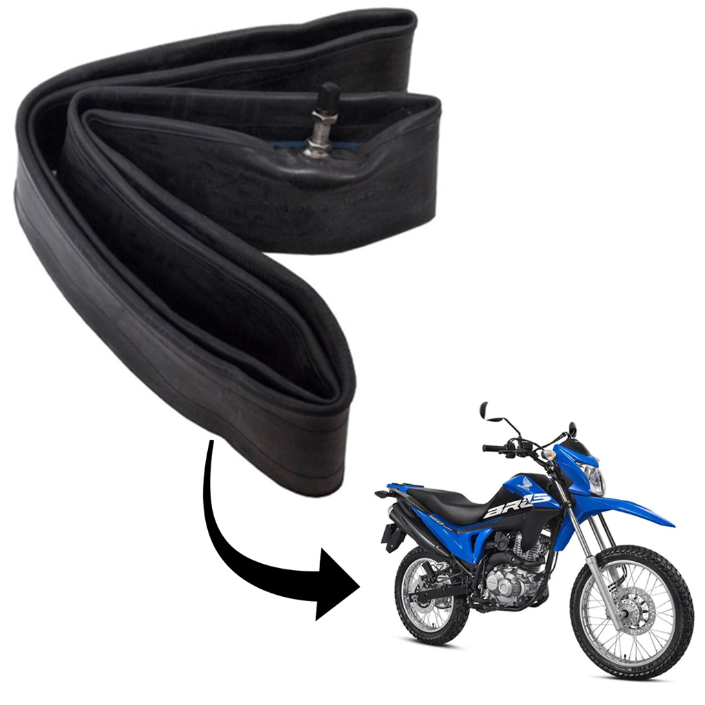 Câmara De Ar Uso Motos Aro 18 Larga Mj-18 Xtz / Cbx / Xr250 Tornado em Oferta na Shopee