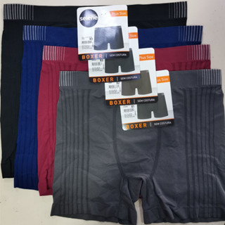 Kit De Cueca Boxer Plus Size Selene Sem Costura Cintura Mais Alto Pernas Mais Compridas Todos Tamanhos Várias Cores As Cores Enviar Aleatoriamente