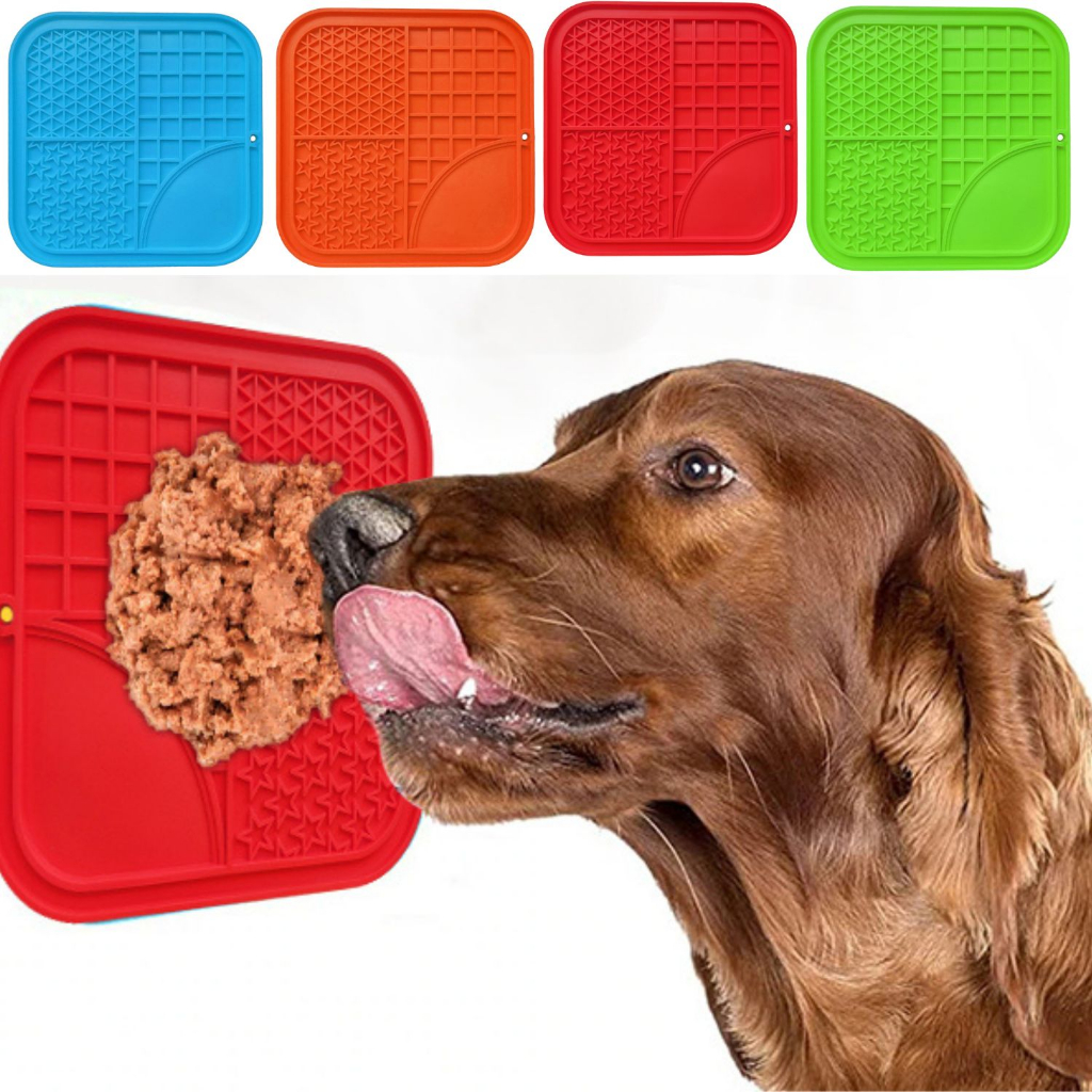 Tapete De Lamber Interativo Cães E Gatos Alimentação Lenta