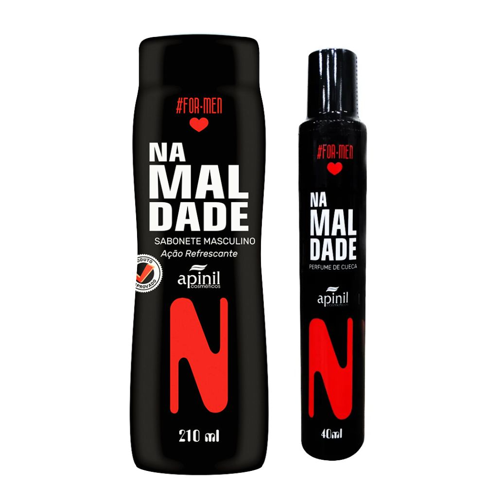 Kit sabonete + Perfume de calcinha NA MALDADE MASCULINO