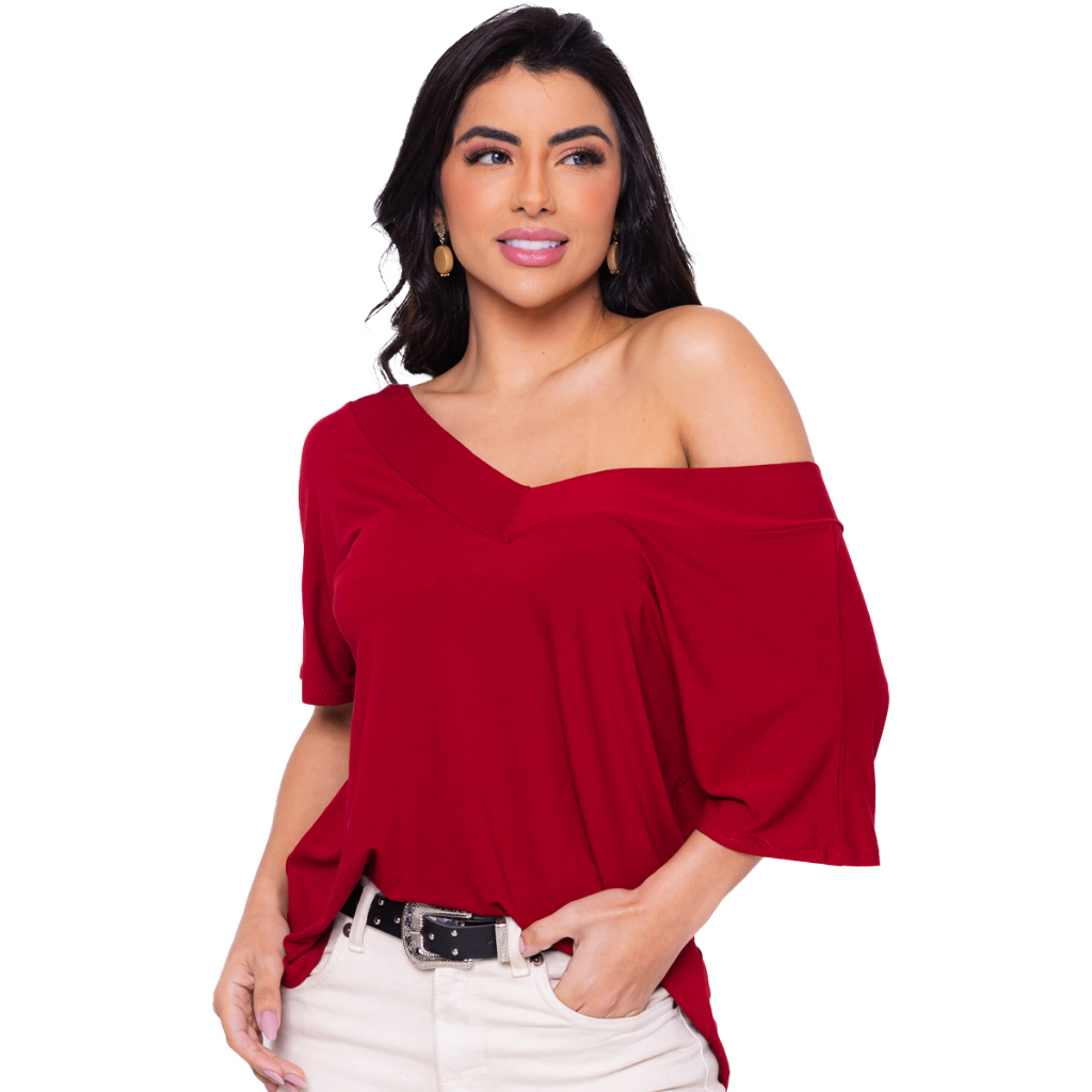 Blusa Feminina Tecido Leve - Comprar com Melhor Preço em Blusas