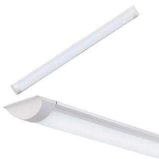 Luminaria Tubular Led Sobrepor Slim 6500k 100cm Envio ja