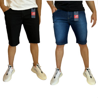 Kit/2 Bermudas Elastano masculina Jeans