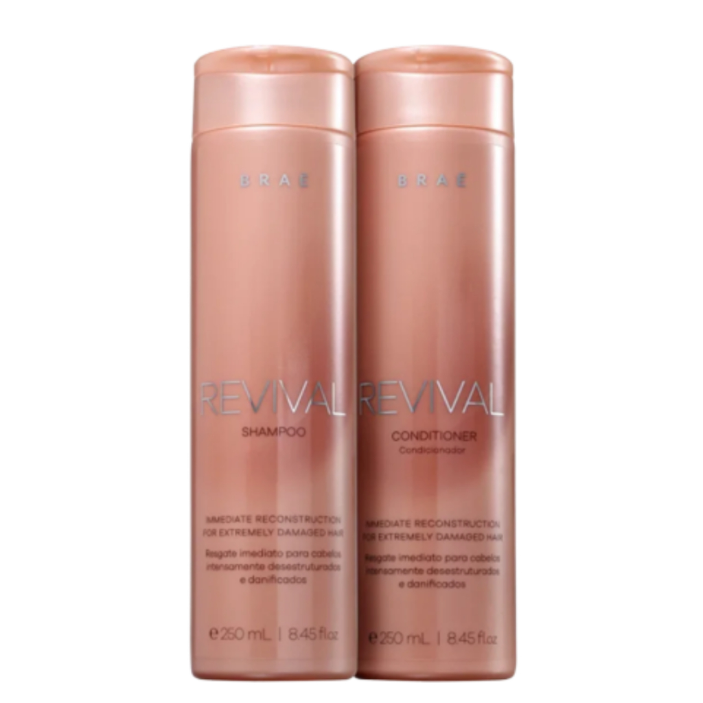 Braé Revival Kit - Shampoo 250ml e Condicionador 250ml