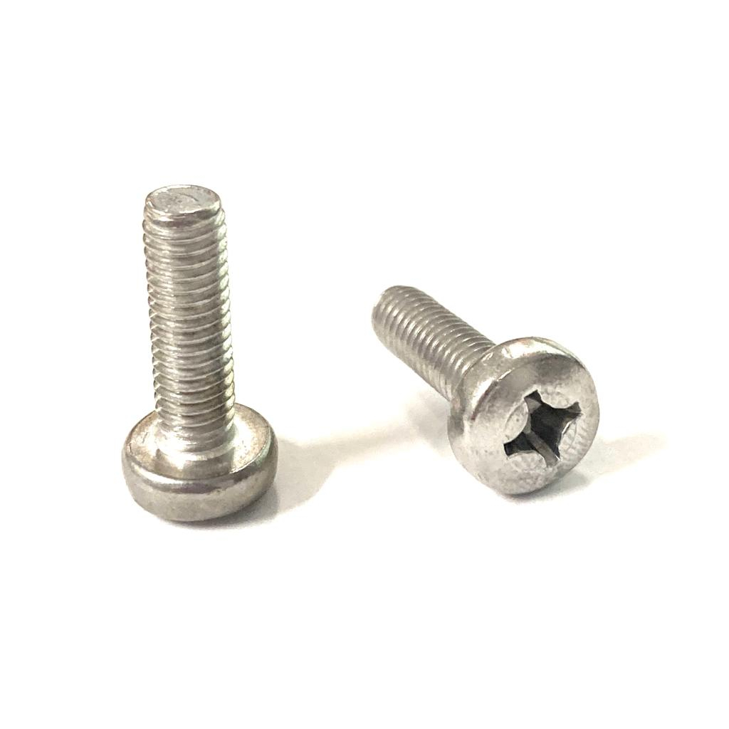 Kit Parafuso M6 Inox + Porca Autotravante Inox + Arruela Inox