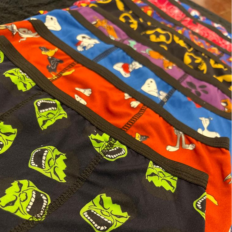 Kit 5 Cueca Infantil Boxer de Personagem