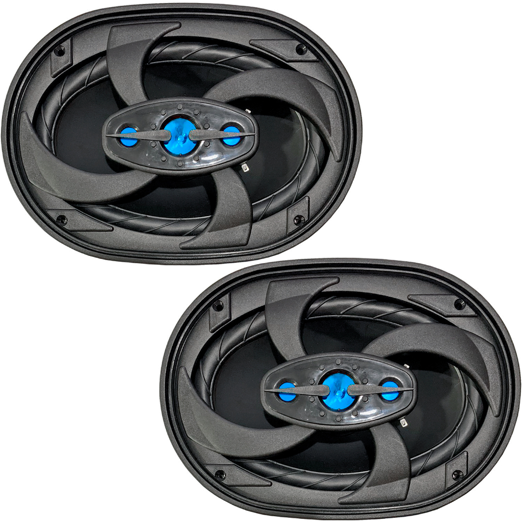 Par Alto Falante 6x9 Nautico Preto 200w Barco Lancha Iate Embarcação Resistente a Agua - Spare Parts and Accessories for Vehicles