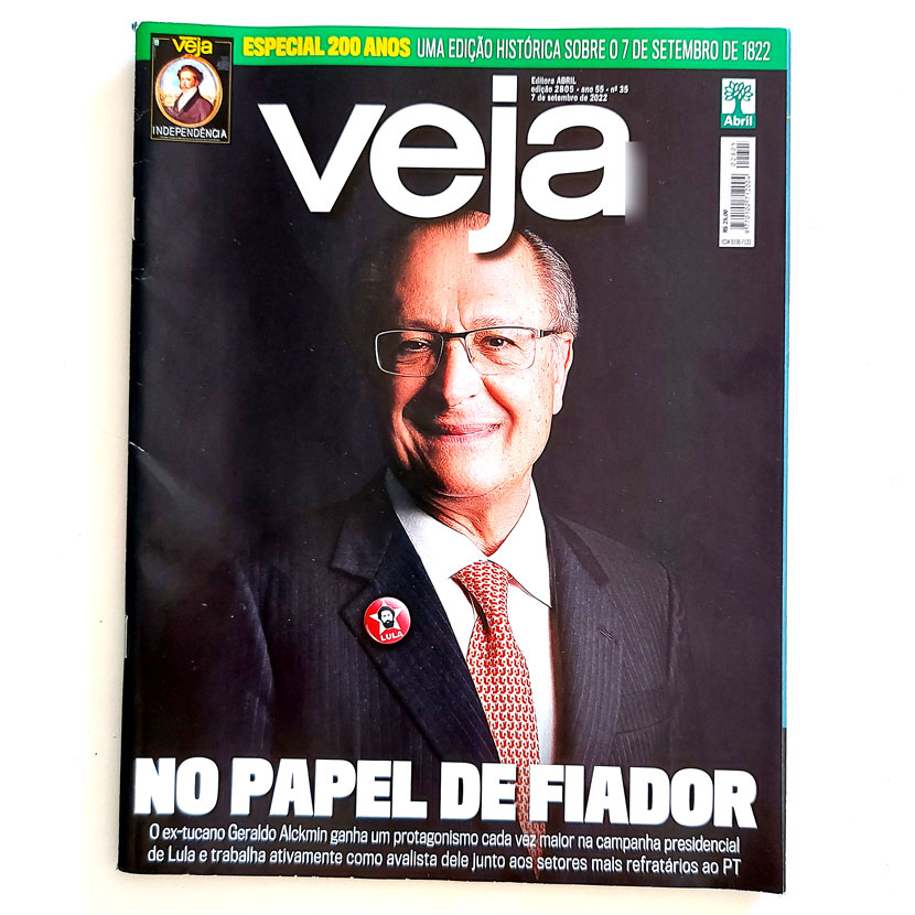 Revista Veja 2805 7/9/2022 Vice Presidente Geraldo Alckmin