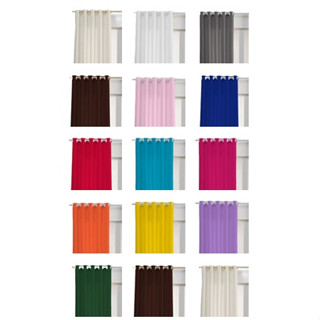 Cortina Oxford Tecido Filomena 1,40m x 2,50m Porta Folha Única
