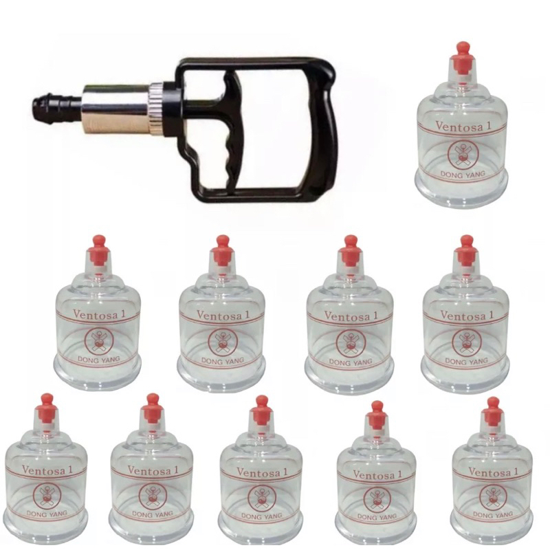 Kit Ventosa 10 Copos Dong Yang+Aplicador Compatível