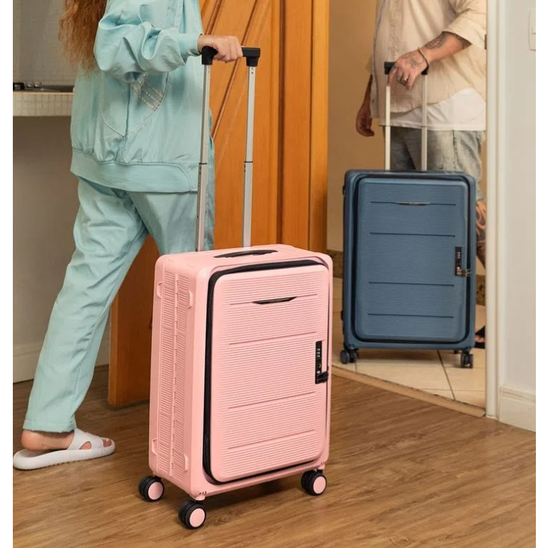 Mala de Bordo Dobrável Polipropileno Com 4 Rodas Diminui Tamanho Slim - BL200 em Oferta na Shopee