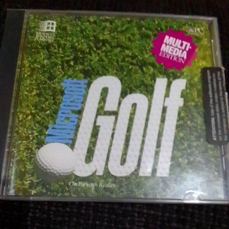 cd rom - microsoft golf multi midia /