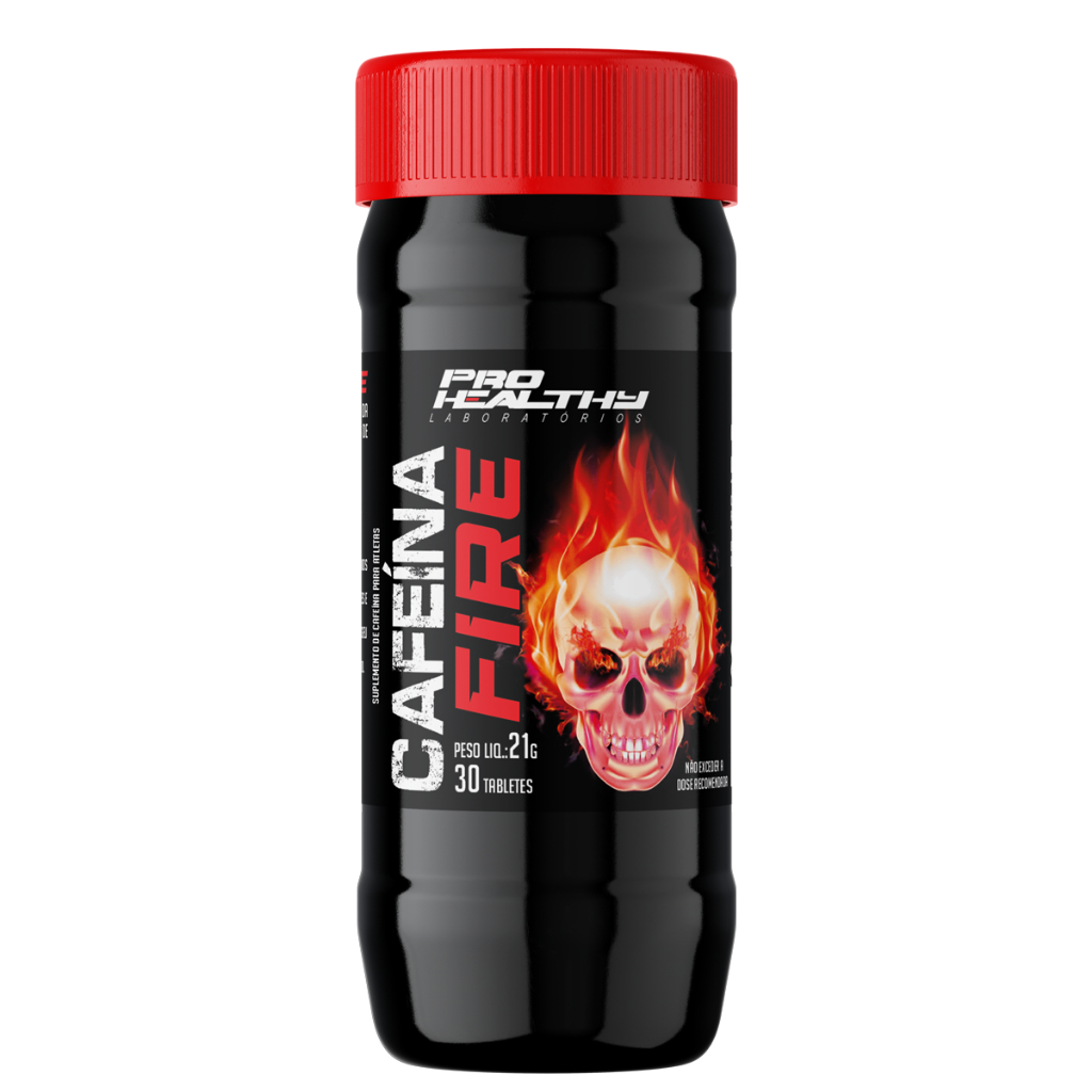 Cafeína 420mg Fire - Pote de 30 Tabletes - Pro Healthy