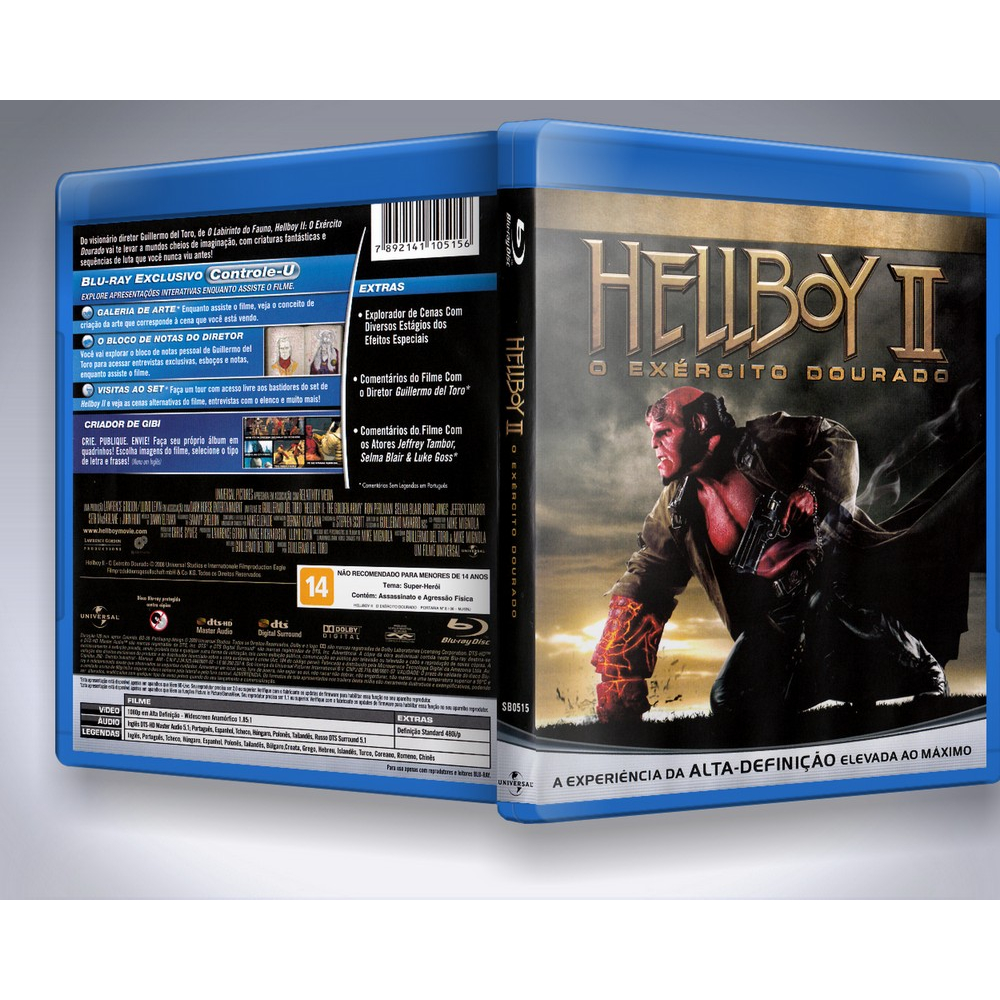 Blu-ray: Hellboy - Trilogia DUB/LEG [AVULSO][PERSONALIZADO]