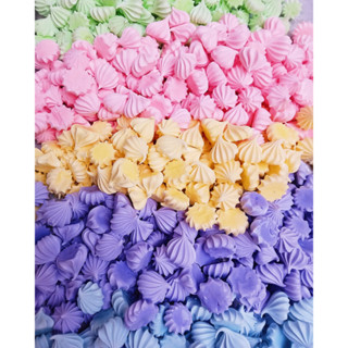 Micro Suspiros Artesanal Coloridos Gourmet Para Montagem de Lembrancinhas