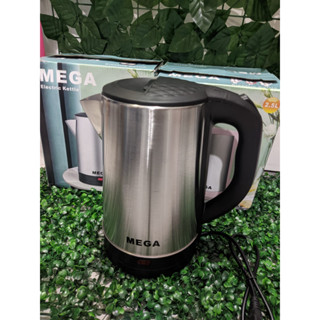 Chaleira Elétrica Jarra Elétrica 2,5L Preta Inox Mega