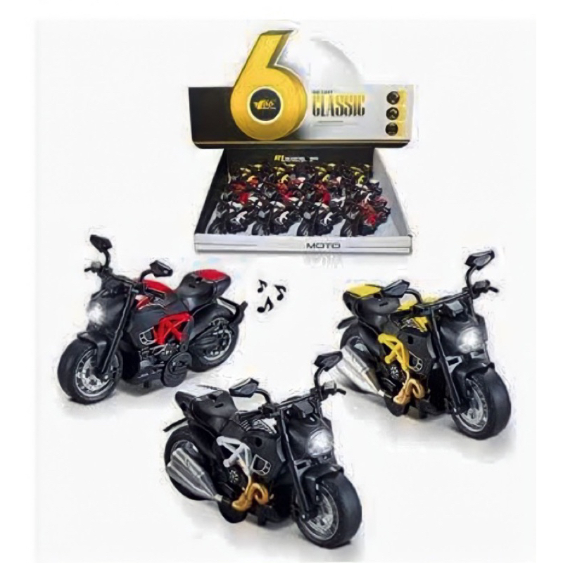 Miniatura Motinho Moto Coleção Maisto Tamanho Escala 1/14