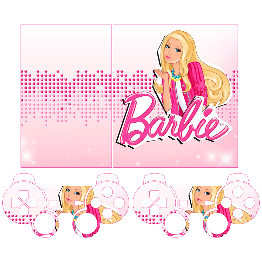 Skin Adesiva PS2 - Barbie Recorte de Revista