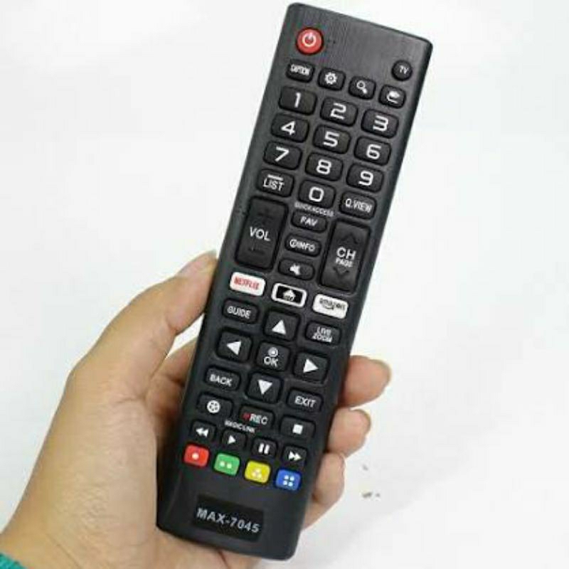 Controle Remoto TV LG Smartv com teclas de atalho YouTube e Prime Vídeo XH-8035 / CRS-8035 / SKY-8035