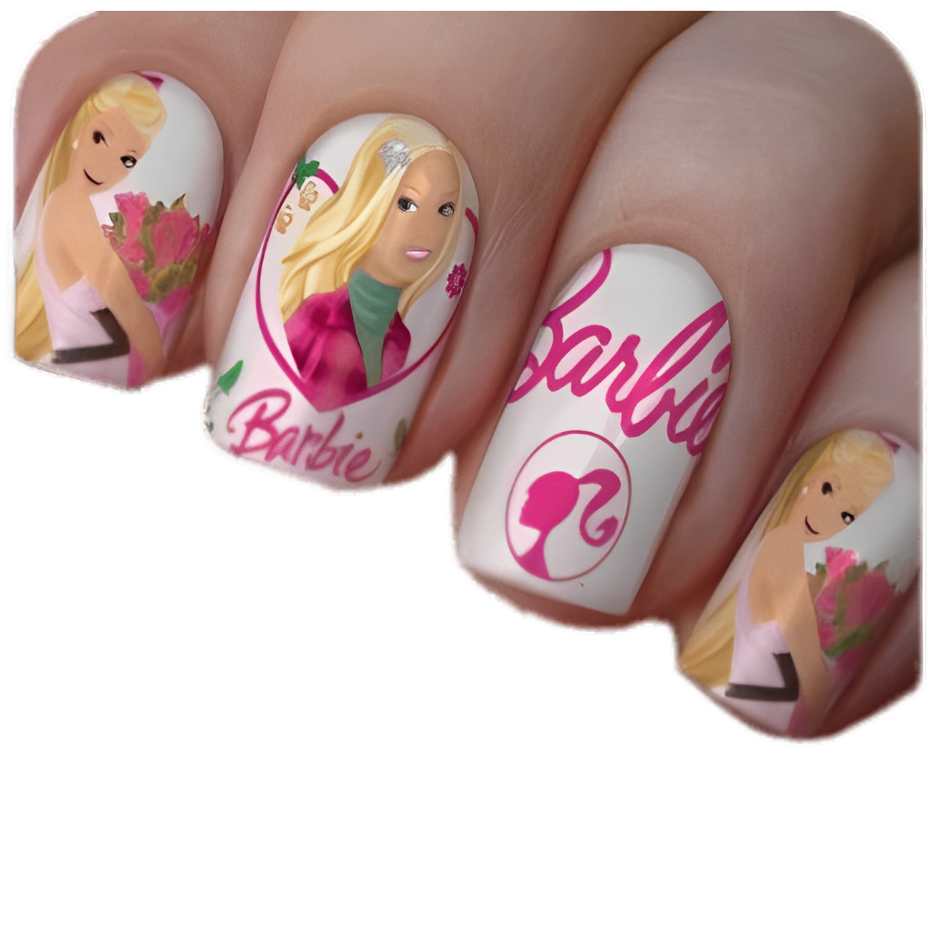 Cartelão De Películas De Unhas- Modelos Barbie