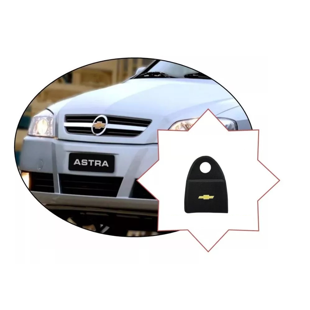 Emblema Gravata Grade Dourado Astra 2003/2010 COM LIXIERA GM