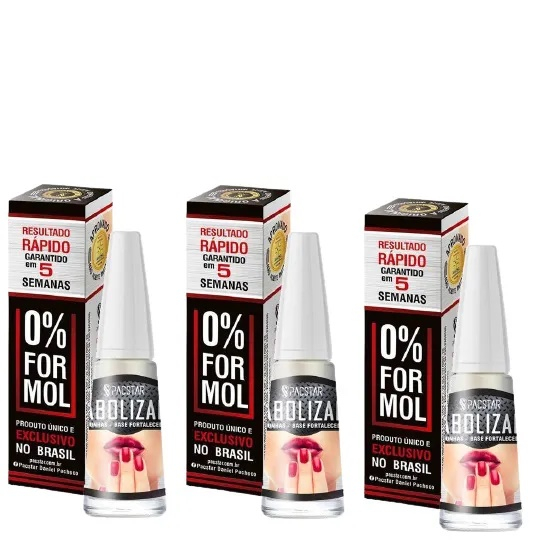 Pacstar 3 Base Anabolizante Fortalecedora de Unhas Originall 8ml