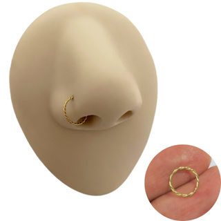 Piercing Argola Trançada Em Aço 316L em Oferta na Shopee