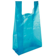 sacola plastica azul 40x50  com 1000 mil unidades tamanho mercado