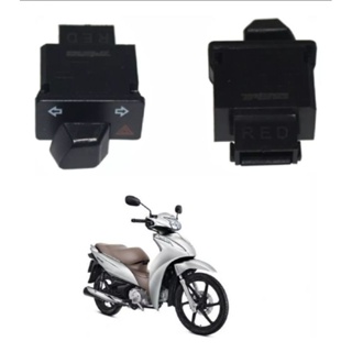 Interruptor Botão Pisca Com Alerta Biz 125 110 2018 a 2023 em Oferta na Shopee