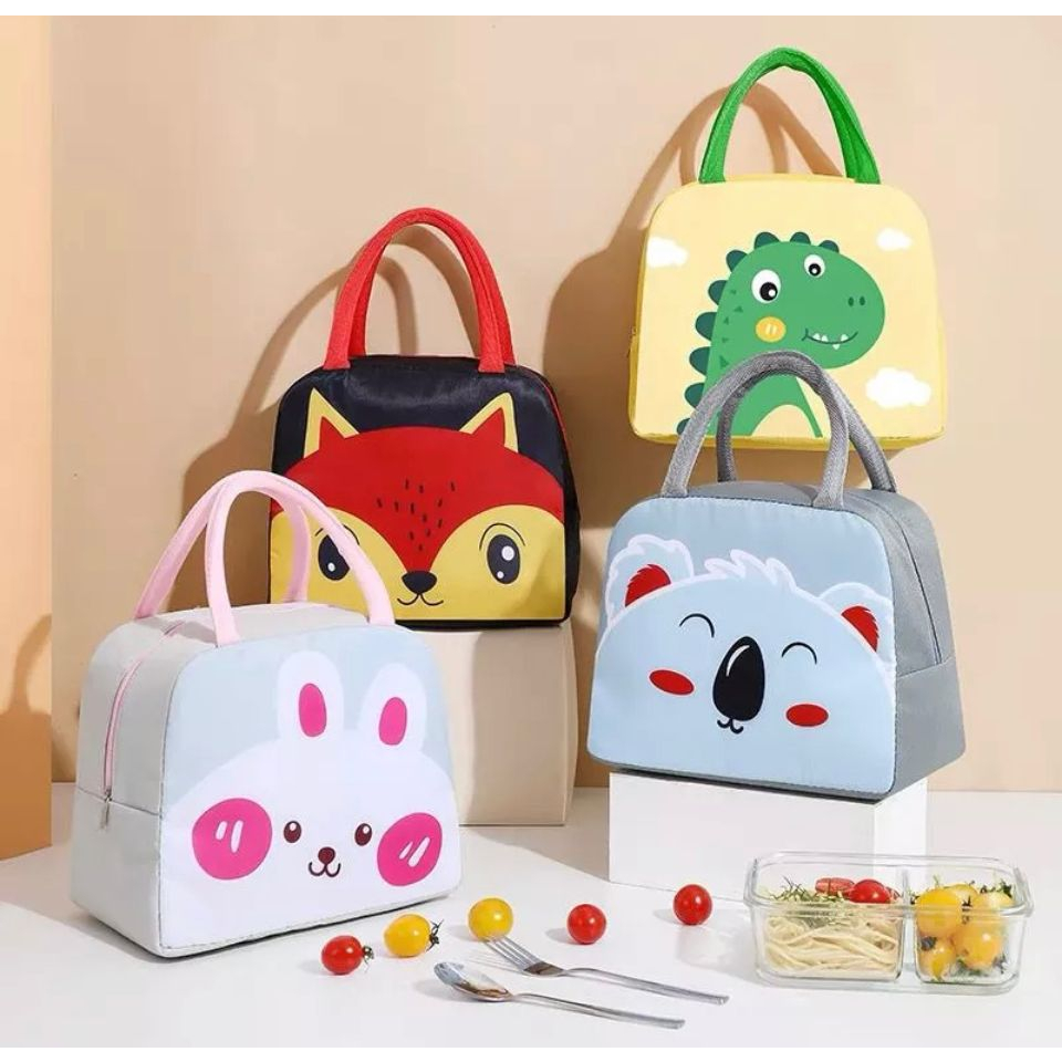 Lancheira Bolsa Térmica Infantil Escolar Piquenique Bichinhos Envio Rápido