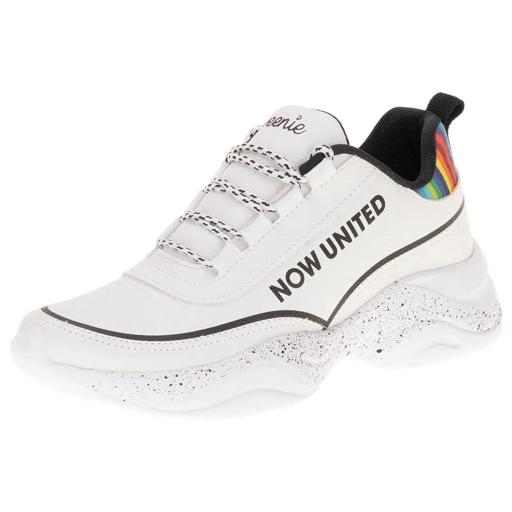 tênis tweenie pampile now united branco lgbtqi+