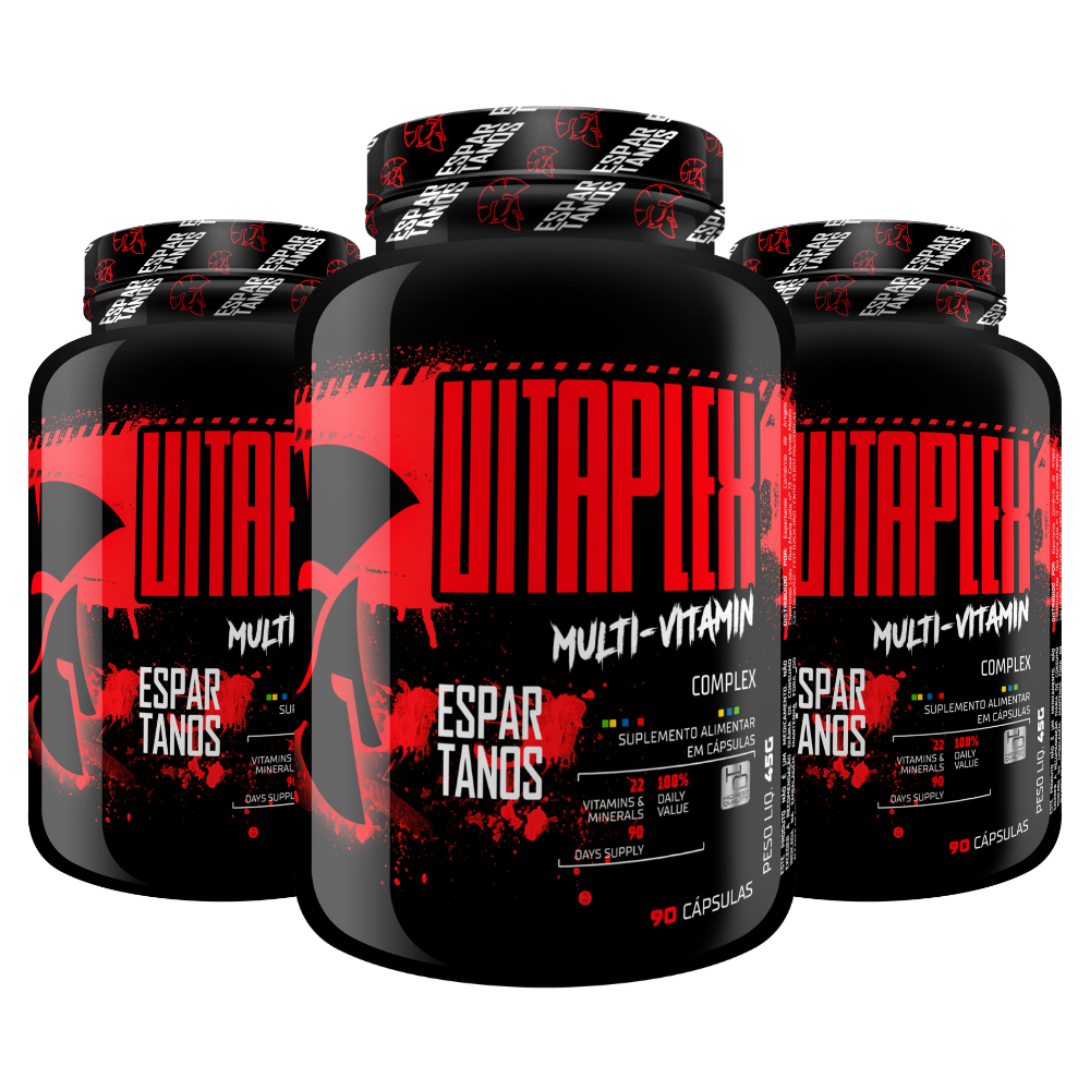 Kit 3x Multivitamínico Vitaplex Complex ( 270 Cápsulas ) - Neutro em Oferta na Shopee